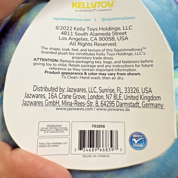 Squishmallows KellyToy Plush 8" Indie Hermit Crab Super Soft & Cuddly NEW w Tags - Picture 14 of 14